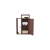 Akari Engineered Wood Bedside Table in Walnut Finish