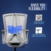 Regalia Mid Back Mesh Office Chair in Grey Colour