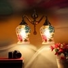 Devansh Metal Electric Wall Light in Multi Colour with Multi Shade Count of 2 Lights