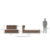 Jasper Engineered Wood King Size Box Storage Bed In Classic Walnut Finish