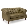 Fairmont 2 Seater Leatherette Sole in Olive Green Colour