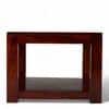 Lisbon Sheesham Wood Contemporary Square Coffee Table In Honey Finish
