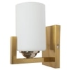 Eliante Modern Wall Lights Mild Steel & Glass Material Antique, Brown & White Finish