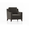 Abbey 1 Seater Fabric Sofa In Smoke Colour