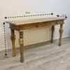 Lowe Solid Wood Console Table in Mango Natural