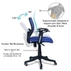 Odrione Low Back Ergonomic Chair in Blue Colour
