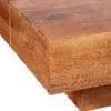 Montreal Sheesham Wood Contemporary Square Coffee Table In Pine Finish