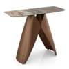 Aeris Metal Console Table in Jupiter Spanish Ceramic Finish