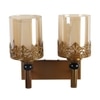 Eliante Modern Wall Lights Mild Steel & Glass Material Antique & Champaign Finish