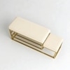 Goldenstride Metal Rack in Beige Colour