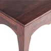Lyon Sheesham Wood Coffee Table In Walnut Finish