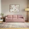 Apollo 3 Seater Fabric Sofa in Desert Rose Colour