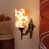 Devansh Metal Electric Wall Light in Antique Gold Colour with Multi Shade Count of 1 Light