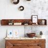WOODENMOOD Rectangular Wall Rack