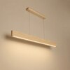 Slimline 48 Beige Solid Wood Single Hanging Light