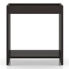 Ally Engineered Wood Side Table in Dark Wenge Finish