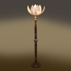Devansh Wooden Floor Lamp