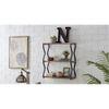 WOODENMOOD Rectangular Wall Rack