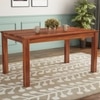 Neptune Solid Wood Dinning Table in Natural Finish