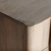 Zen Solid Mango Wood Sideboard with 3 Door in White Wash Finish