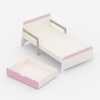 Jujube Kids Toddler Bed in Pink