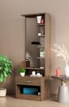 Hexa Red Wooden Dressing Table in Flower Wenge Colour