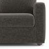 Apollo Sofa (Colour : Smoke, Cushion : Hard, Back Type : High Back, Seating Capacity : Left Aligned 3 Seater + Left Aligned Chaise + Ottoman)
