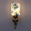 Devansh Metal Electric Wall Light in Antique Gold Colour with Multi Shade Count of 1 Light