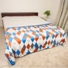 Super Soft Woolen Blanket  Double Bed  Geometric  330 Cms  240 X 220
