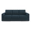 Apollo Sofa Set (Colour : Indigo Blue, Cushion : Hard, Back Type : Regular, Seater : 3+1+1)