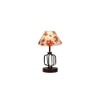 Veronica Multicolor cotton Table lamp with Iron Base
