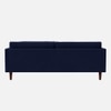 Tharoli Velvet 3 Seater Sofa in Navy Blue Colour