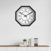 Geometry in Motion Octagonal Wooden Wall Clock