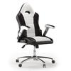 Mika Leatherette Study Chair in White Colour