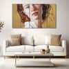 The Castle Decor Woman Abstract Wall Painting Wooden Framed Digital Painting 27x48 Inch (Style 5)