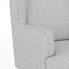 Brando Arm Chair in Naturaline Grey Color