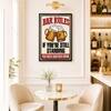 The Castle Decor Funny Bar Rules Wall Art Framed Painting 20x30 Inch (Style 1)