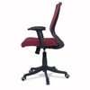 Ebeaony Mid Back Ergonomic Chair in Maroon Colour