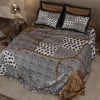 Stoa Paris Super King Size Enriched Cotton Bedsheet with 4 Pillow Covers  Size Primal Elegance