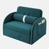 Jayen 1 Seater Pull Out Sofa cum Bed  in T Blue Colour