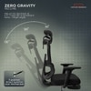 Imperia Pro Ergonomic High Back Study Chair with Headrest in Black Colour