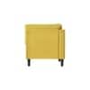 Lacrista Fabric Chaise Lounger in Yellow Colour