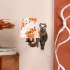 Devansh Metal Electric Wall Light in Antique Gold Colour with Multi Shade Count of 1 Light