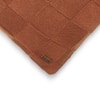 Square Check Cashew Rust Decorative Cushion Cover 16 x 16 Inches