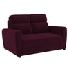 Alvaro Velvet 2 Seater Sofa Red wine Color