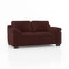 Esquel Premium 2 Seater Fabric Sofa in Deep Crimson Velvet Colour