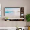 Prico Engineered Wood TV Unit in Wenge and White Finish