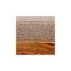 Amber Sheesham Wood Foot Stool in Teak Finish with Jute Beige Cushion