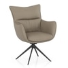 Paloma 8 Seater Spanish Ceramic Dining Table With 8 Beck Dining Chairs (Finish : Spanish Ceramic, Chair Colour : Taupe Leatherette)