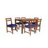osmin solid wood  6 seater Dining table in  Provincial Teak